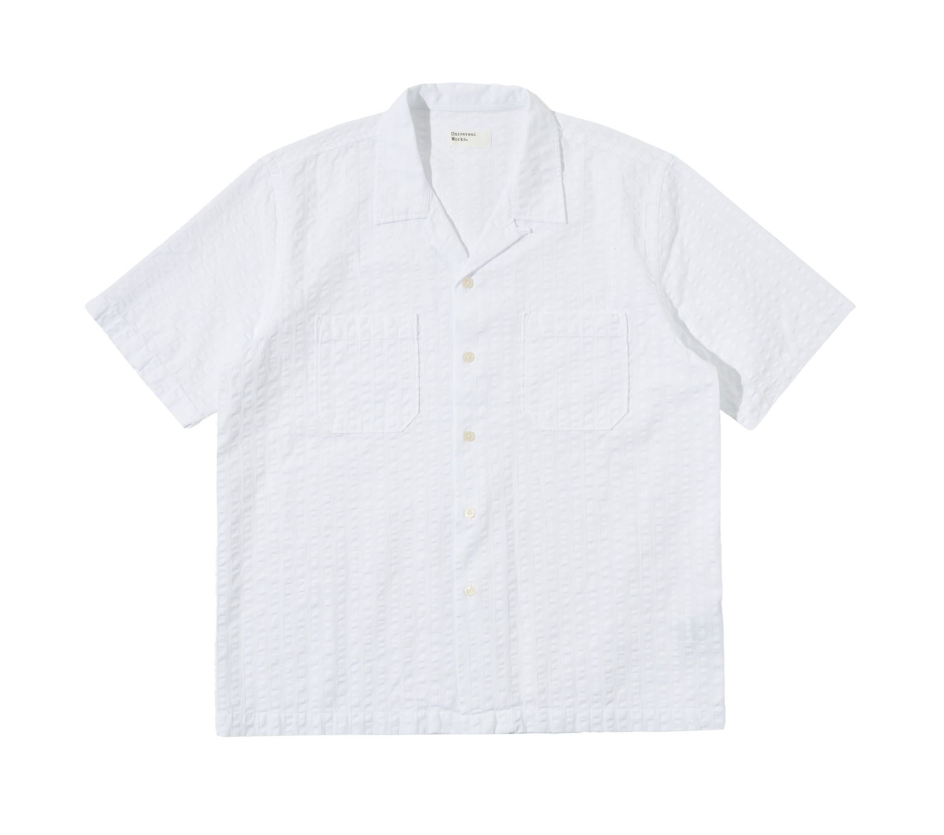 SAL ROAD SHIRT KOS SELF STRIPE WHITE