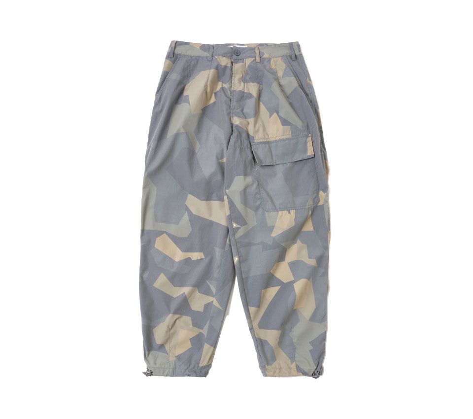 LOOSE PILOT TROUSER POLYTEC BLUE CAMO