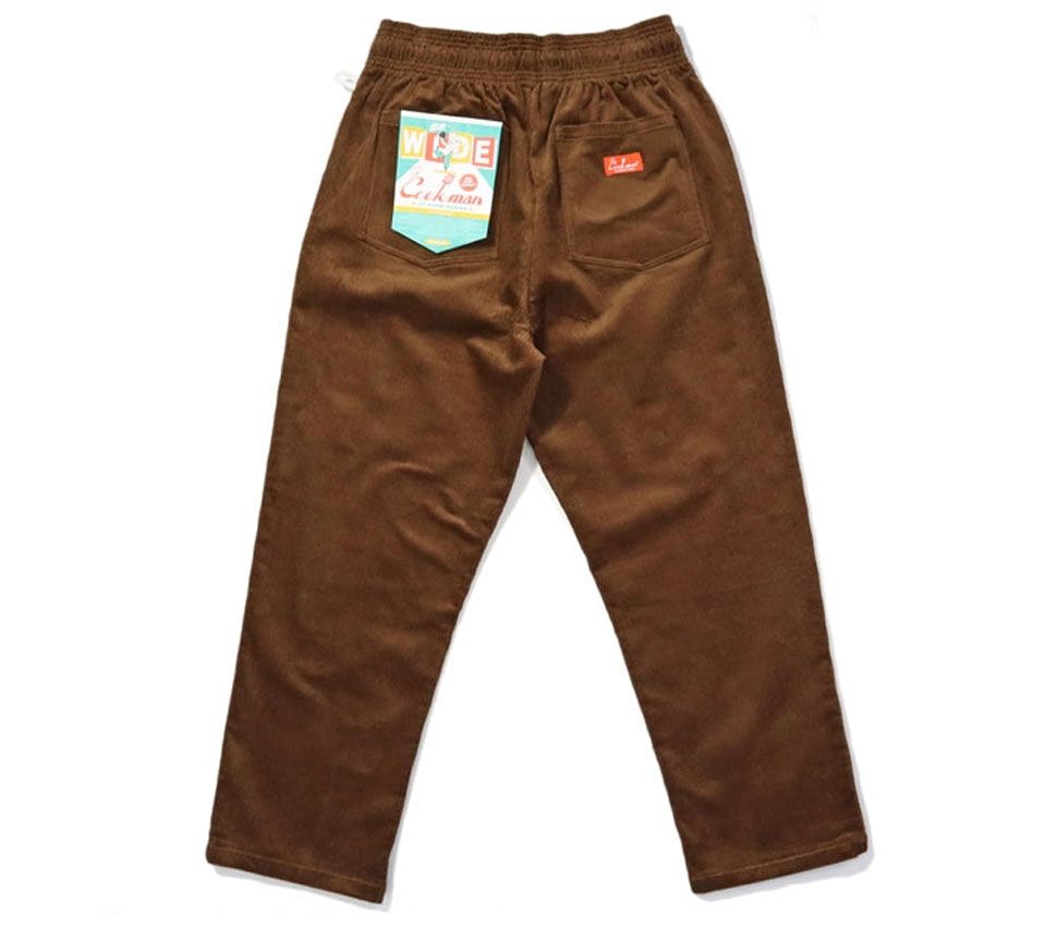 Image #1 of SEMI WIDE PANT CORDUROY DARK BROWN