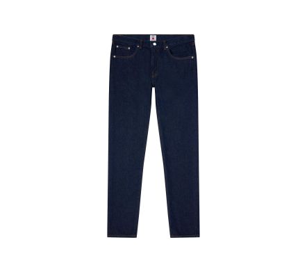 SLIM TAPERED JEANS BLUE RINSED