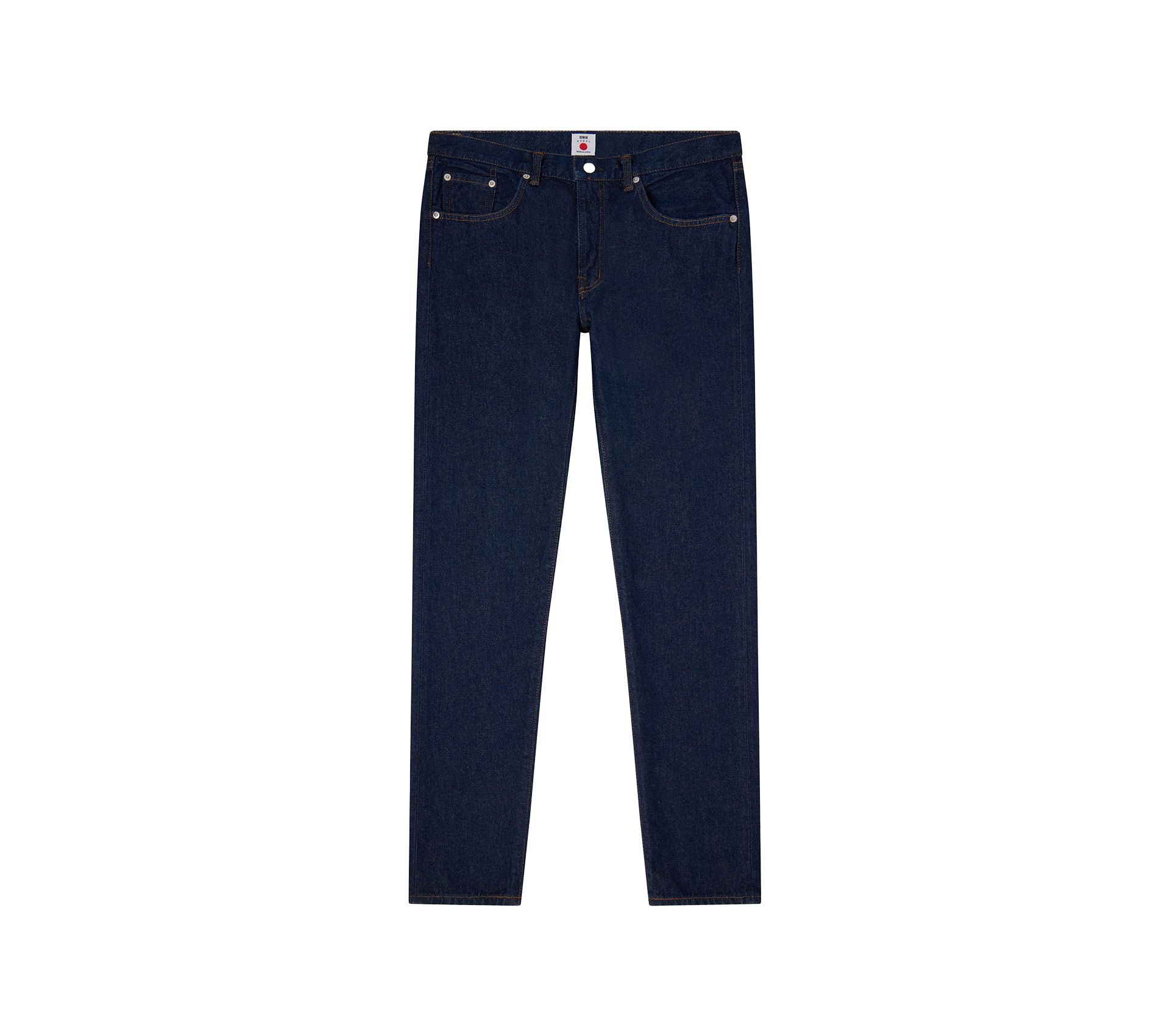 SLIM TAPERED JEANS BLUE RINSED