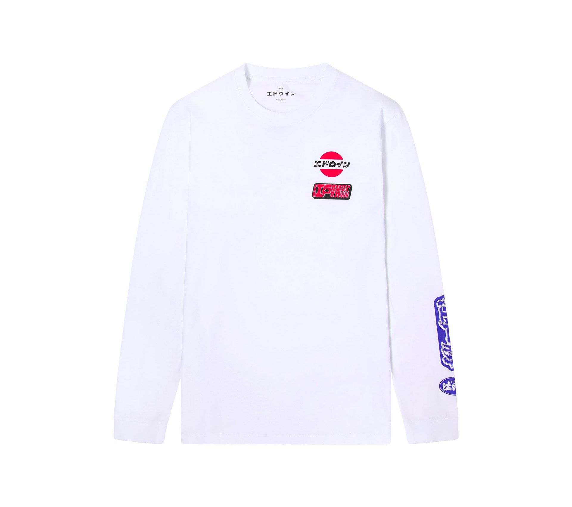 EDO WIN T-SHIRT LS WHITE