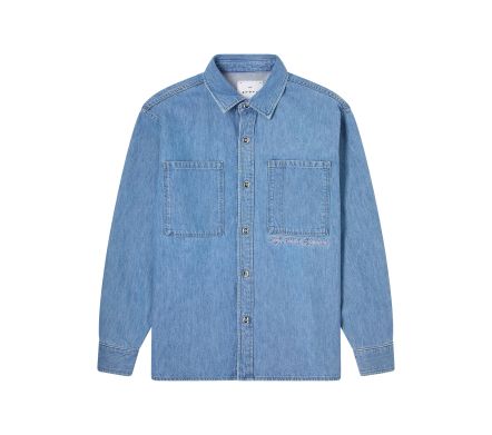 BIG-DNM SHIRT LS BLUE