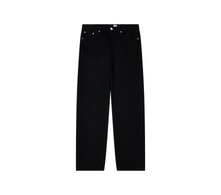 LOOSE JEANS BLACK UNWASHED