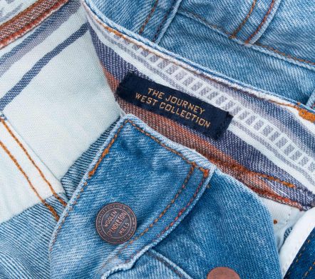 NEEDLEWORK SELVEDGE STRAIGHT CUT JEAN INDIGO