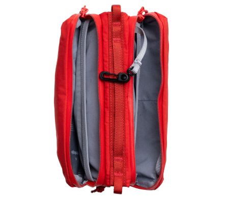 BOTTLE SACOCHE MEDIUM RED TECH SATEEN