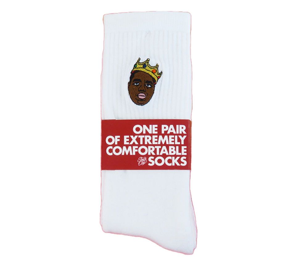 BIGGIE SOCKS WHITE