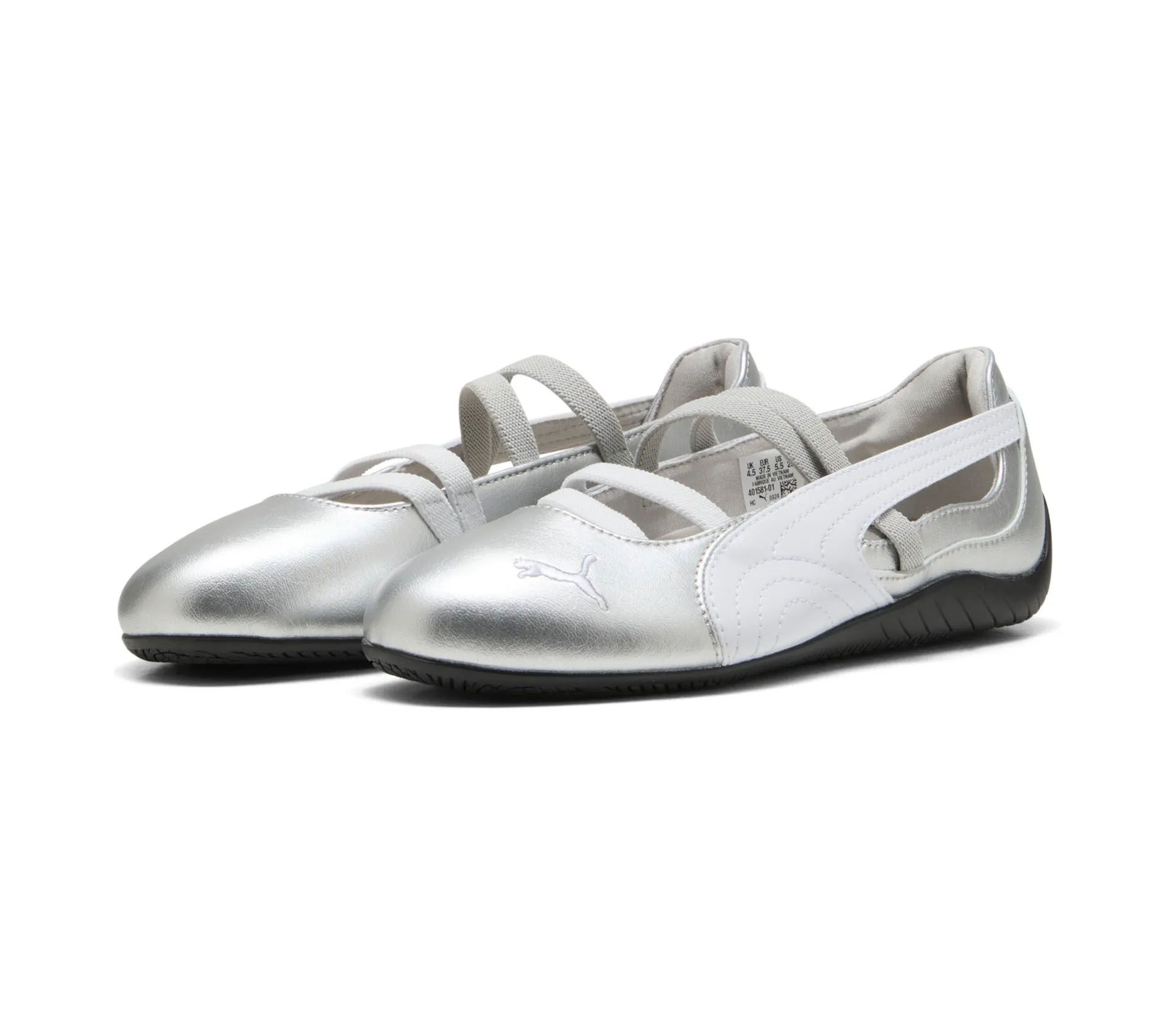 SPEEDCAT BALLET METALLIC SILVER