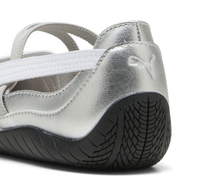 SPEEDCAT BALLET METALLIC SILVER