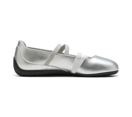 SPEEDCAT BALLET METALLIC SILVER