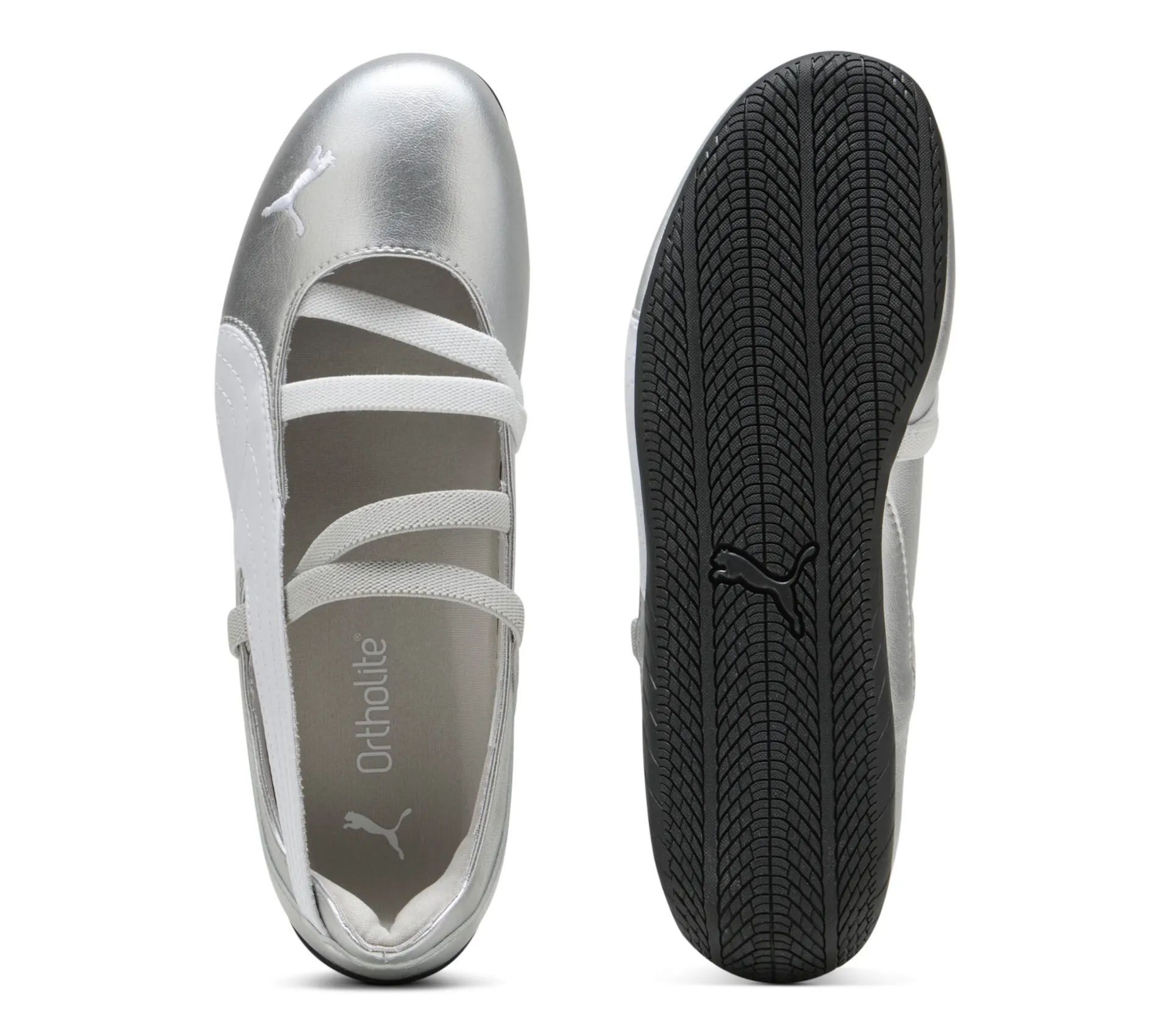 Image #4 of SPEEDCAT BALLET METALLIC SILVER