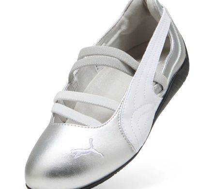 SPEEDCAT BALLET METALLIC SILVER