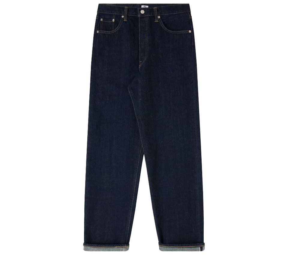 LOOSE JEANS BLUE RINSED