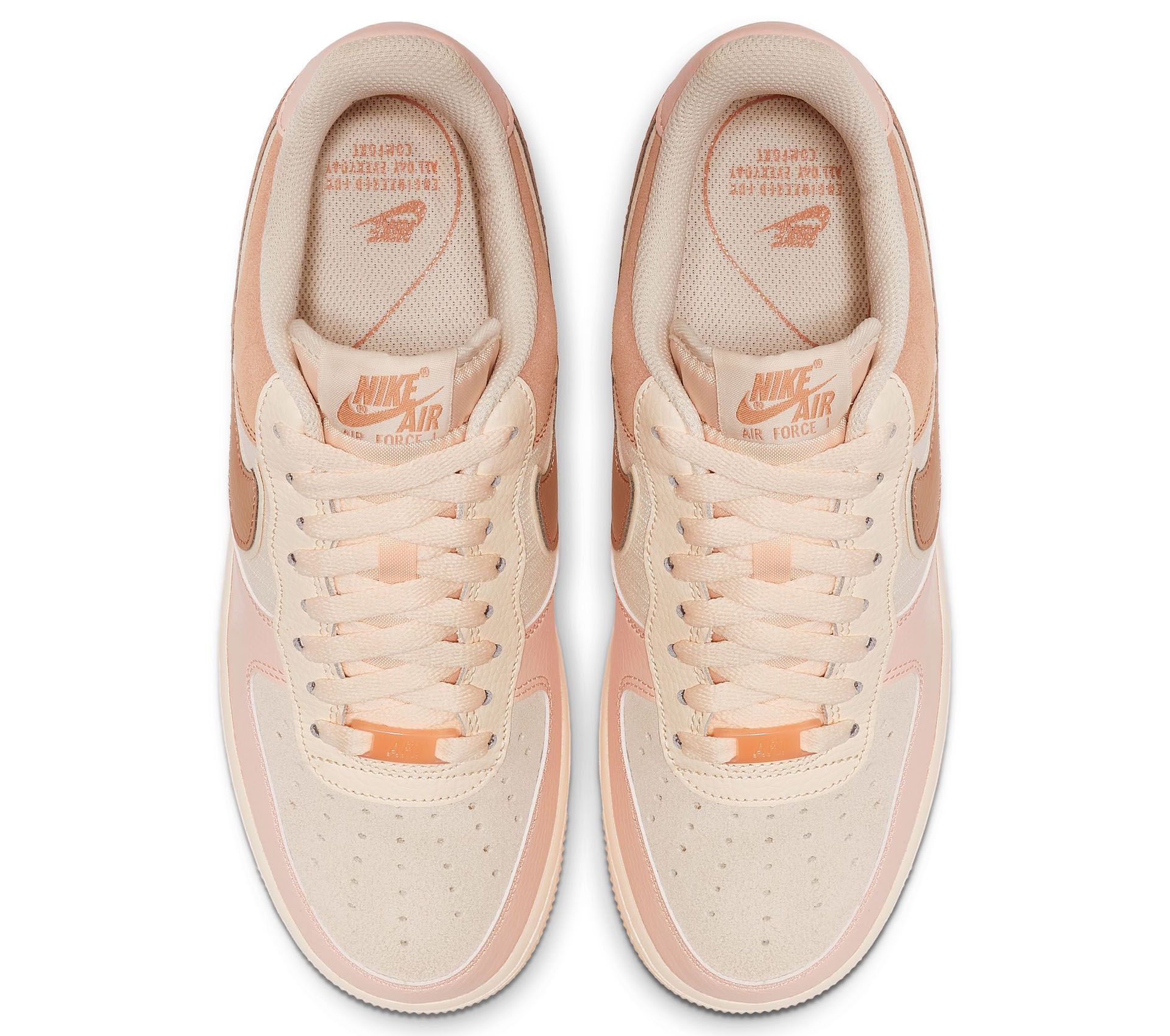 Image #4 of WMNS AIR FORCE 1 07 PRM WASHED CORAL