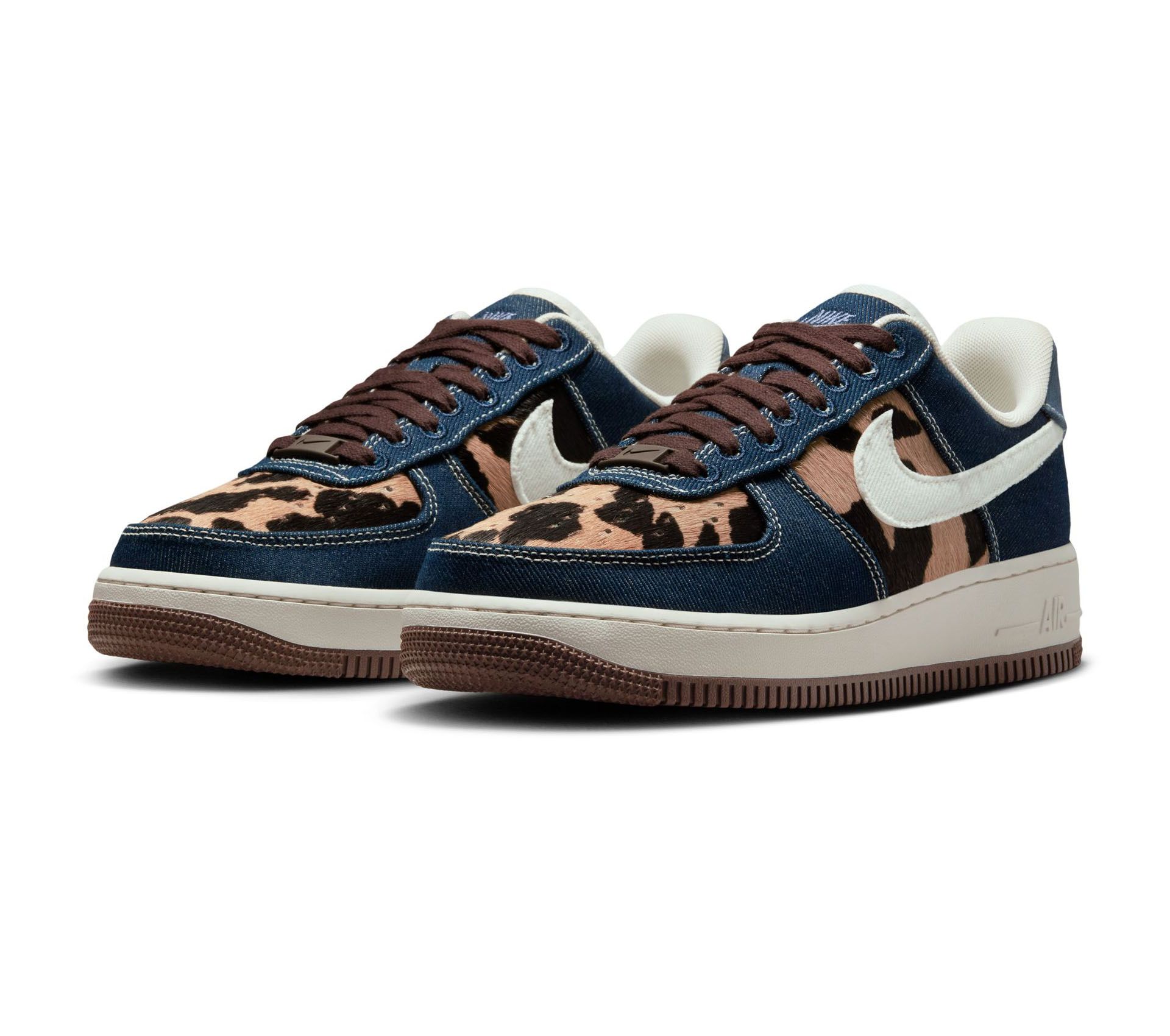 W AIR FORCE 1 07 CHEETAH BLUE DENIM