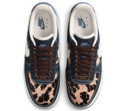 W AIR FORCE 1 07 CHEETAH BLUE DENIM