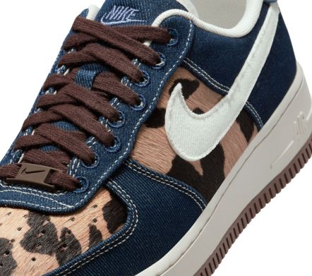 W AIR FORCE 1 07 CHEETAH BLUE DENIM