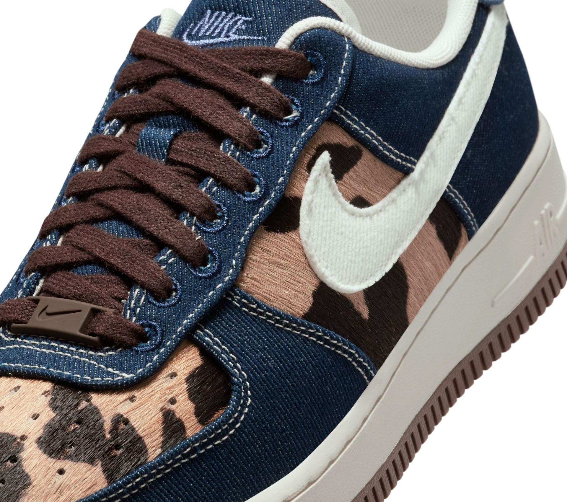 Image #6 of W AIR FORCE 1 07 CHEETAH BLUE DENIM