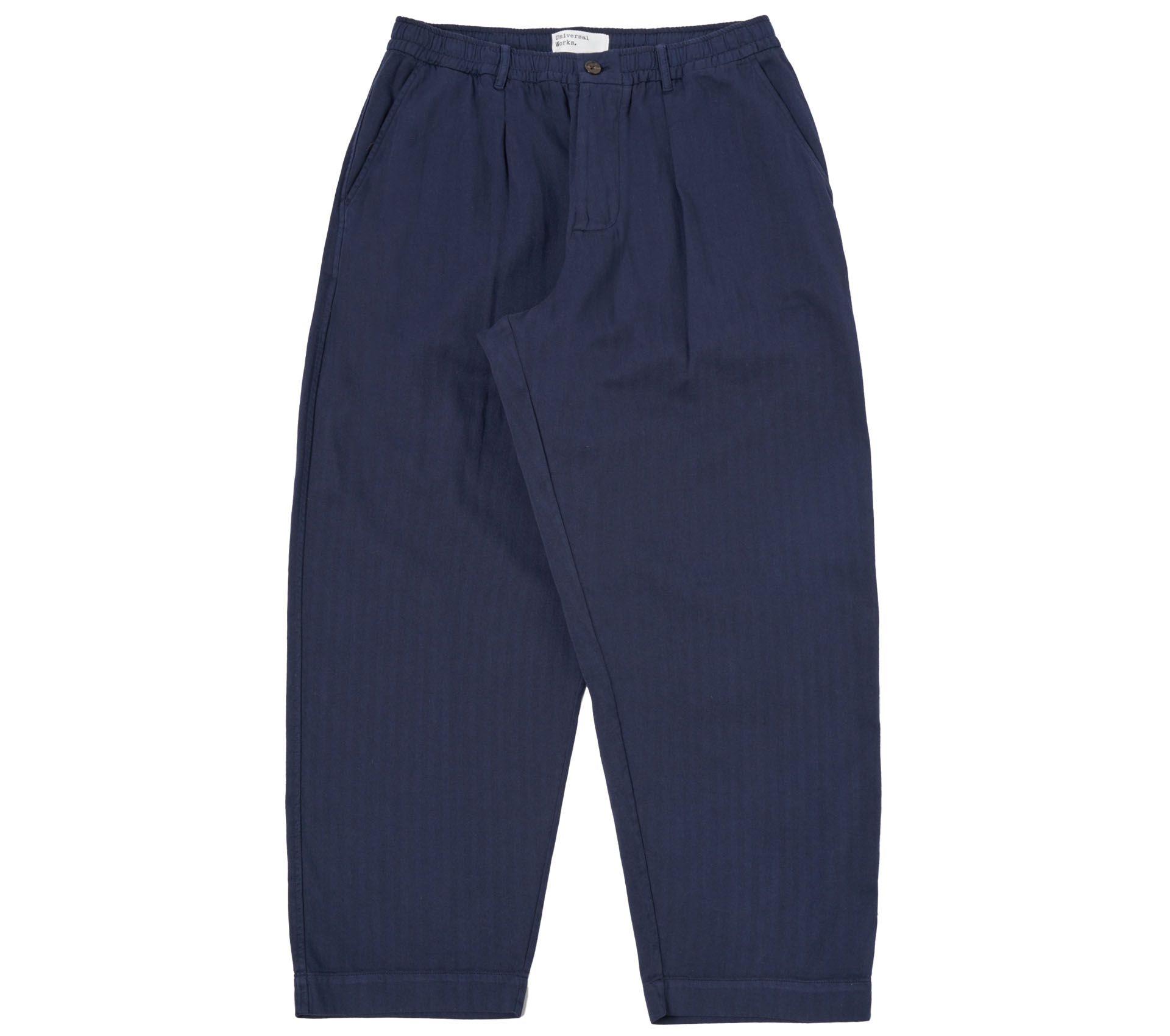 OXFORD PANT HERRINGBONE COTTON DARK NAVY