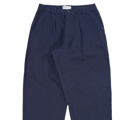 OXFORD PANT HERRINGBONE COTTON DARK NAVY