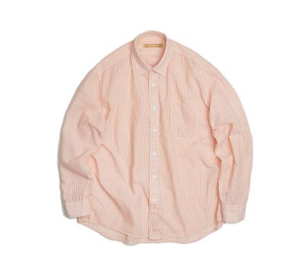 OG STRIPE SEERSUCKER SHIRT ORANGE