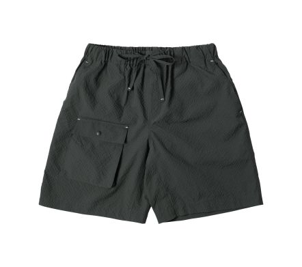 COMFORTABLE BANDING SHORTS CHARCOAL