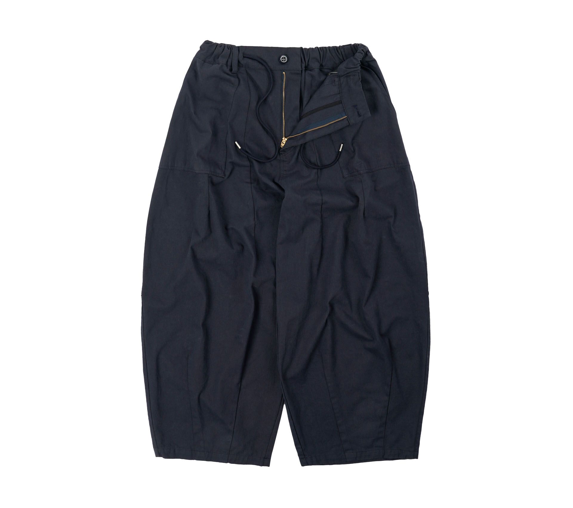 TWILL BALLOON PANTS NAVY